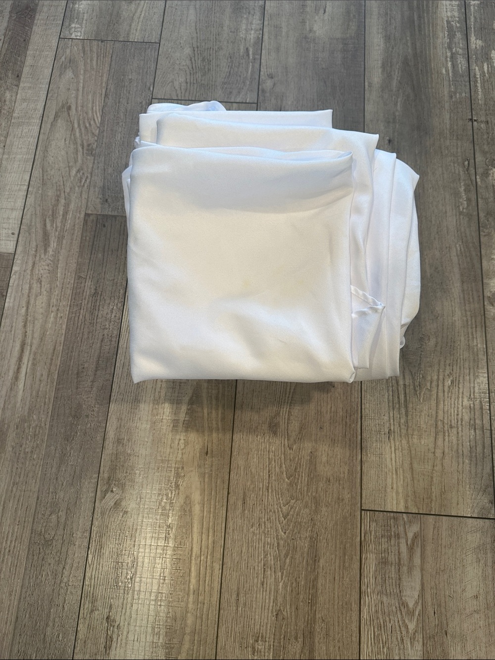 90” Classic White Tablecloth - Crisp White Dining Linen